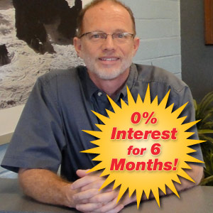 0% interest for 6 months!